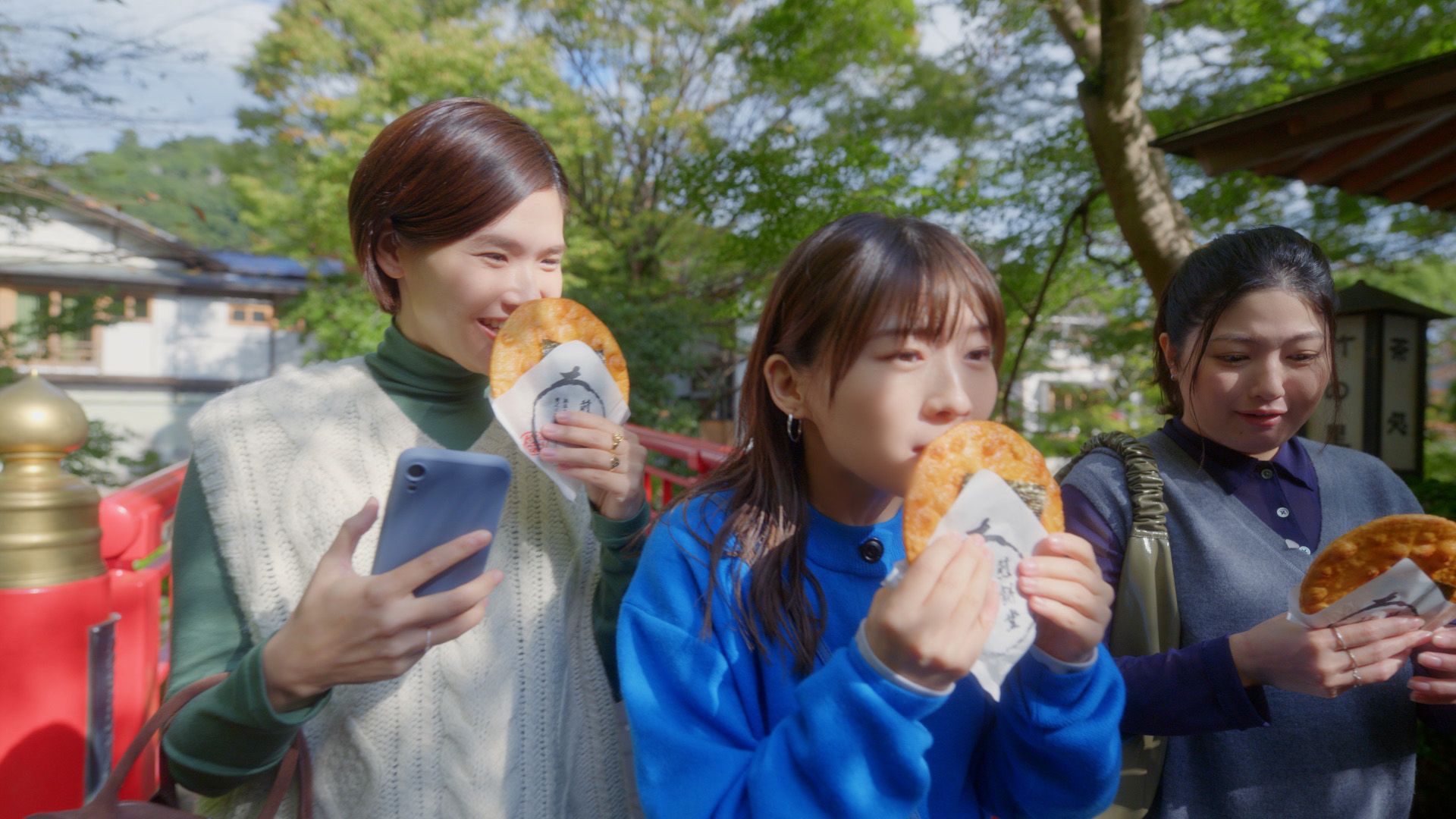 新TV-CM「わたしオン、春の女子旅」篇15秒ストーリーボード