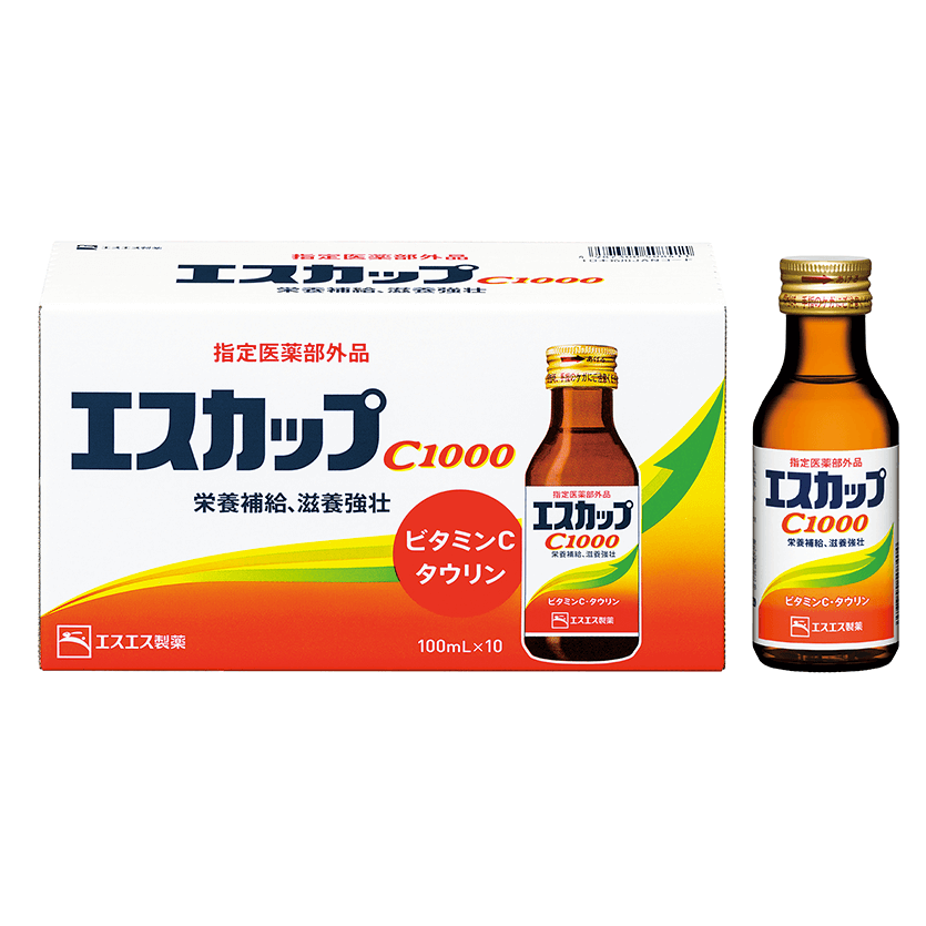 肉体疲労時の栄養補給 ビタミンc 滋養強壮には エスカップc1000 製品情報 エスエス製薬